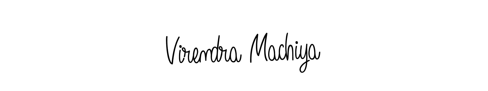 Check out images of Autograph of Virendra Machiya name. Actor Virendra Machiya Signature Style. Angelique-Rose-font-FFP is a professional sign style online. Virendra Machiya signature style 5 images and pictures png