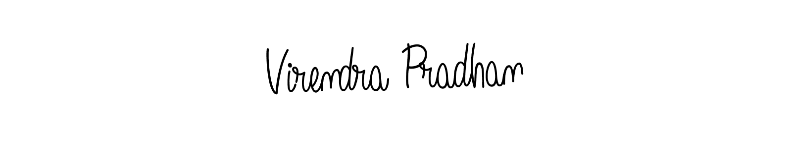 Make a beautiful signature design for name Virendra Pradhan. Use this online signature maker to create a handwritten signature for free. Virendra Pradhan signature style 5 images and pictures png