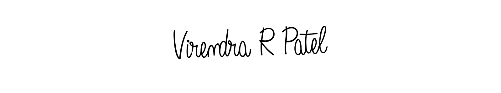 Make a short Virendra R Patel signature style. Manage your documents anywhere anytime using Angelique-Rose-font-FFP. Create and add eSignatures, submit forms, share and send files easily. Virendra R Patel signature style 5 images and pictures png