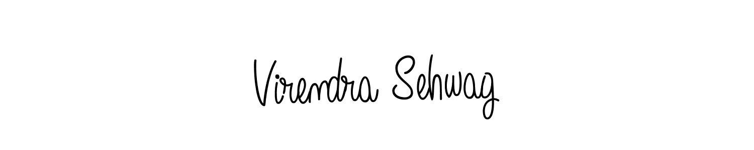 Make a beautiful signature design for name Virendra Sehwag. Use this online signature maker to create a handwritten signature for free. Virendra Sehwag signature style 5 images and pictures png