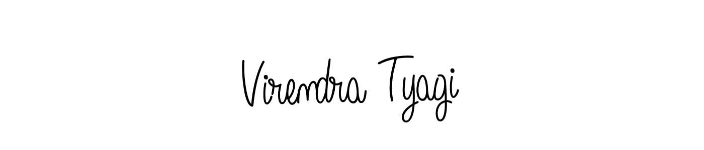 Also You can easily find your signature by using the search form. We will create Virendra Tyagi name handwritten signature images for you free of cost using Angelique-Rose-font-FFP sign style. Virendra Tyagi signature style 5 images and pictures png