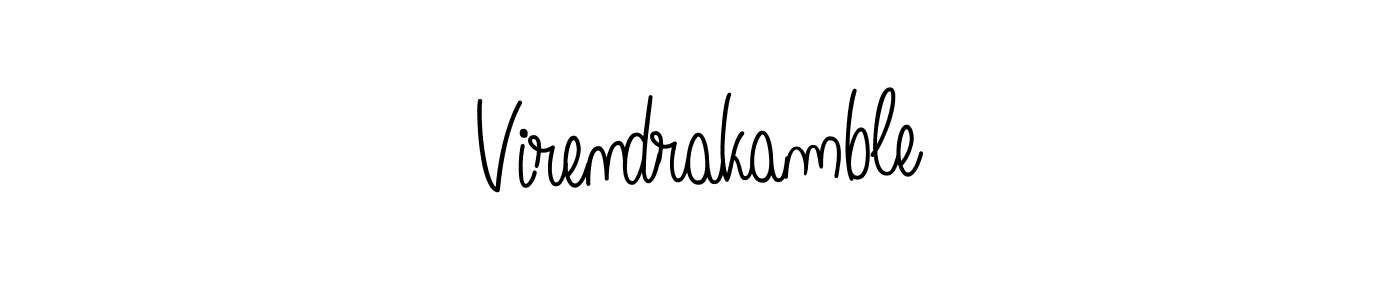 Here are the top 10 professional signature styles for the name Virendrakamble. These are the best autograph styles you can use for your name. Virendrakamble signature style 5 images and pictures png