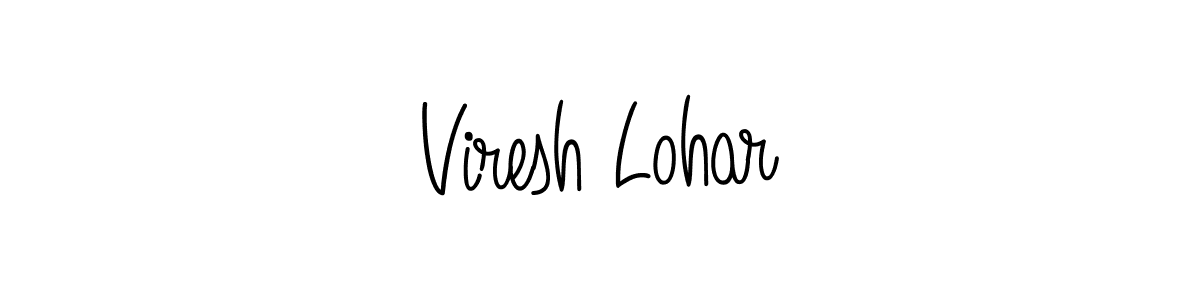 How to Draw Viresh Lohar signature style? Angelique-Rose-font-FFP is a latest design signature styles for name Viresh Lohar. Viresh Lohar signature style 5 images and pictures png
