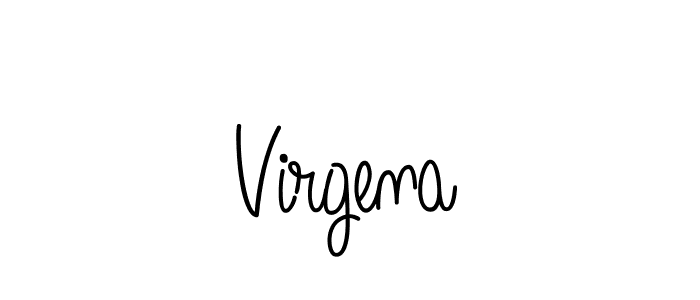 Make a beautiful signature design for name Virgena. Use this online signature maker to create a handwritten signature for free. Virgena signature style 5 images and pictures png