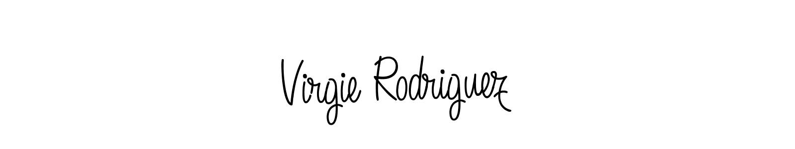 How to make Virgie Rodriguez signature? Angelique-Rose-font-FFP is a professional autograph style. Create handwritten signature for Virgie Rodriguez name. Virgie Rodriguez signature style 5 images and pictures png