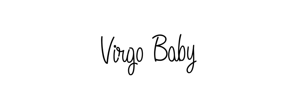 The best way (Angelique-Rose-font-FFP) to make a short signature is to pick only two or three words in your name. The name Virgo Baby include a total of six letters. For converting this name. Virgo Baby signature style 5 images and pictures png