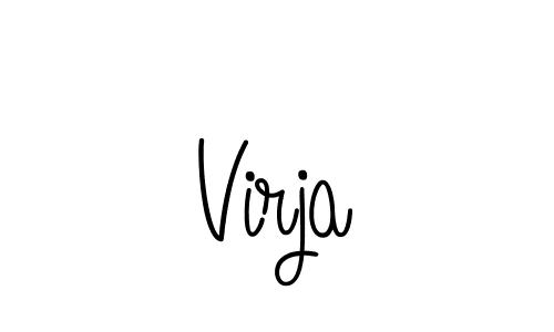Make a beautiful signature design for name Virja. Use this online signature maker to create a handwritten signature for free. Virja signature style 5 images and pictures png