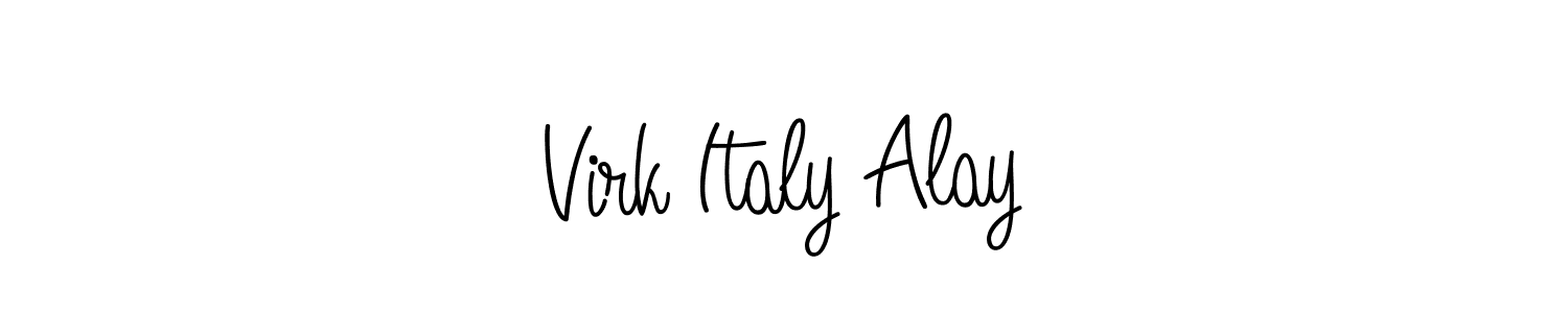 Angelique-Rose-font-FFP is a professional signature style that is perfect for those who want to add a touch of class to their signature. It is also a great choice for those who want to make their signature more unique. Get Virk Italy Alay name to fancy signature for free. Virk Italy Alay signature style 5 images and pictures png