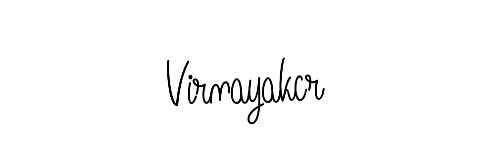 The best way (Angelique-Rose-font-FFP) to make a short signature is to pick only two or three words in your name. The name Virnayakcr include a total of six letters. For converting this name. Virnayakcr signature style 5 images and pictures png
