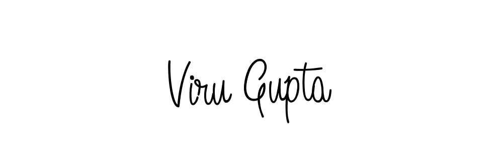 The best way (Angelique-Rose-font-FFP) to make a short signature is to pick only two or three words in your name. The name Viru Gupta include a total of six letters. For converting this name. Viru Gupta signature style 5 images and pictures png