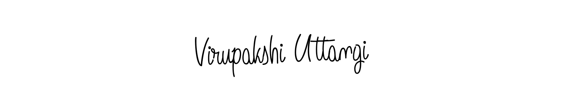 How to make Virupakshi Uttangi name signature. Use Angelique-Rose-font-FFP style for creating short signs online. This is the latest handwritten sign. Virupakshi Uttangi signature style 5 images and pictures png