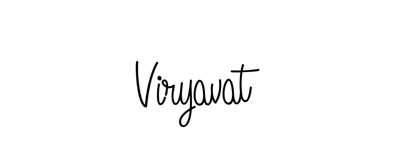 How to make Viryavat signature? Angelique-Rose-font-FFP is a professional autograph style. Create handwritten signature for Viryavat name. Viryavat signature style 5 images and pictures png