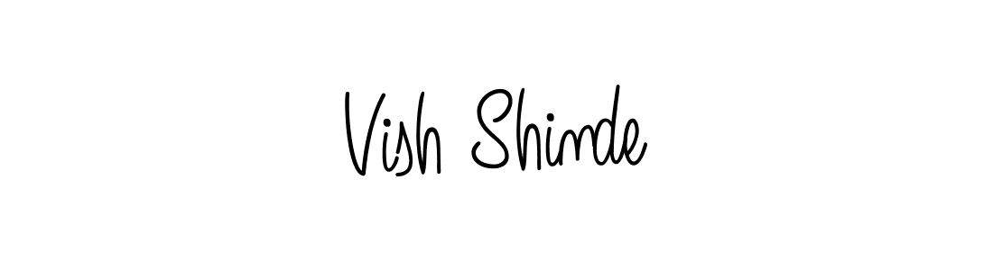 Make a beautiful signature design for name Vish Shinde. Use this online signature maker to create a handwritten signature for free. Vish Shinde signature style 5 images and pictures png