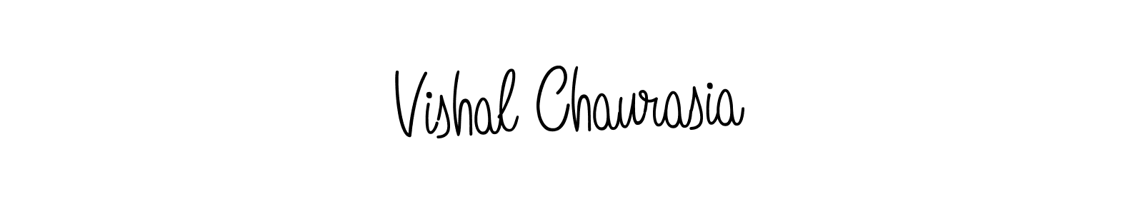 How to make Vishal Chaurasia signature? Angelique-Rose-font-FFP is a professional autograph style. Create handwritten signature for Vishal Chaurasia name. Vishal Chaurasia signature style 5 images and pictures png