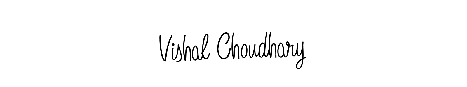 Also we have Vishal Choudhary name is the best signature style. Create professional handwritten signature collection using Angelique-Rose-font-FFP autograph style. Vishal Choudhary signature style 5 images and pictures png