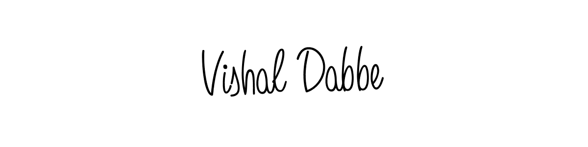 Make a beautiful signature design for name Vishal Dabbe. Use this online signature maker to create a handwritten signature for free. Vishal Dabbe signature style 5 images and pictures png