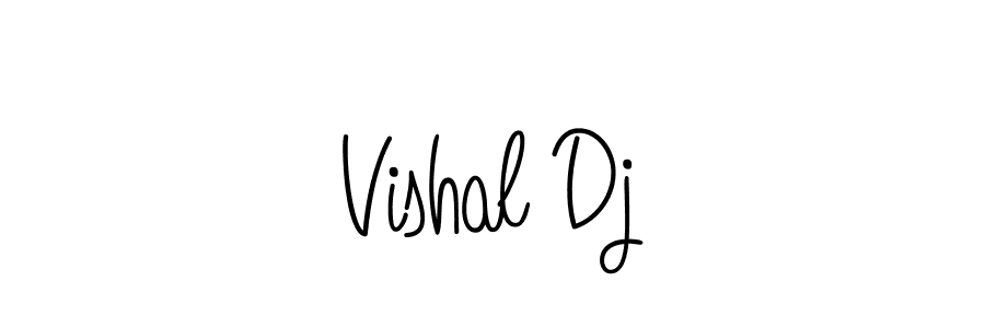 Also we have Vishal Dj name is the best signature style. Create professional handwritten signature collection using Angelique-Rose-font-FFP autograph style. Vishal Dj signature style 5 images and pictures png