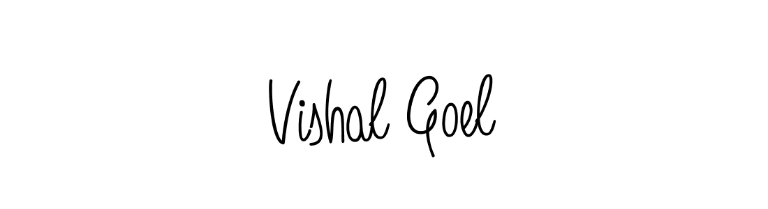 Angelique-Rose-font-FFP is a professional signature style that is perfect for those who want to add a touch of class to their signature. It is also a great choice for those who want to make their signature more unique. Get Vishal Goel name to fancy signature for free. Vishal Goel signature style 5 images and pictures png