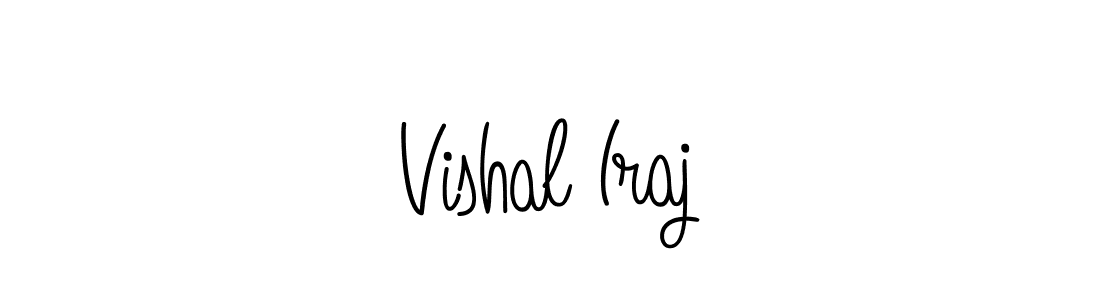 Vishal Iraj stylish signature style. Best Handwritten Sign (Angelique-Rose-font-FFP) for my name. Handwritten Signature Collection Ideas for my name Vishal Iraj. Vishal Iraj signature style 5 images and pictures png