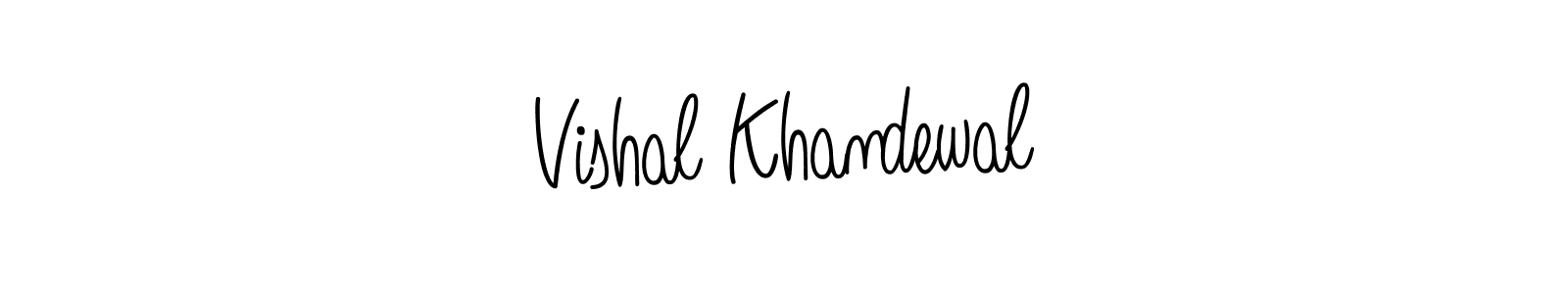 Make a beautiful signature design for name Vishal Khandewal. Use this online signature maker to create a handwritten signature for free. Vishal Khandewal signature style 5 images and pictures png