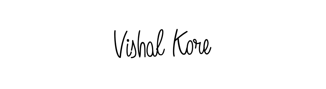 if you are searching for the best signature style for your name Vishal Kore. so please give up your signature search. here we have designed multiple signature styles  using Angelique-Rose-font-FFP. Vishal Kore signature style 5 images and pictures png
