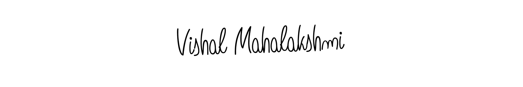Also You can easily find your signature by using the search form. We will create Vishal Mahalakshmi name handwritten signature images for you free of cost using Angelique-Rose-font-FFP sign style. Vishal Mahalakshmi signature style 5 images and pictures png