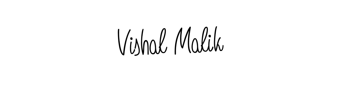 Design your own signature with our free online signature maker. With this signature software, you can create a handwritten (Angelique-Rose-font-FFP) signature for name Vishal Malik. Vishal Malik signature style 5 images and pictures png