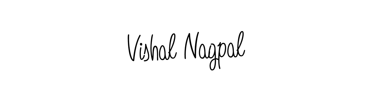 Vishal Nagpal stylish signature style. Best Handwritten Sign (Angelique-Rose-font-FFP) for my name. Handwritten Signature Collection Ideas for my name Vishal Nagpal. Vishal Nagpal signature style 5 images and pictures png