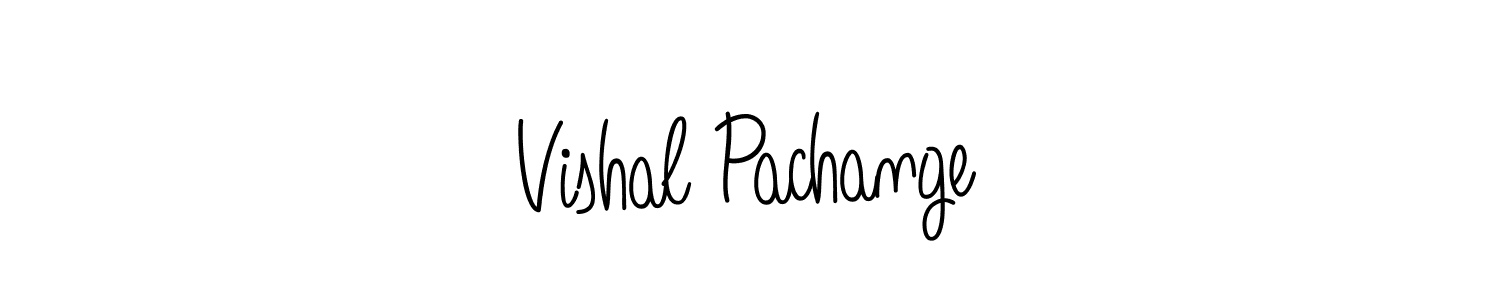 Create a beautiful signature design for name Vishal Pachange. With this signature (Angelique-Rose-font-FFP) fonts, you can make a handwritten signature for free. Vishal Pachange signature style 5 images and pictures png