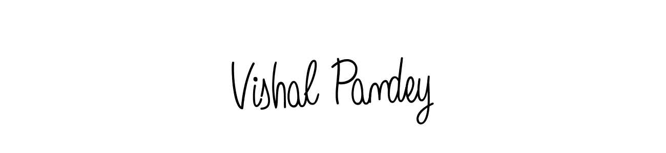 How to make Vishal Pandey signature? Angelique-Rose-font-FFP is a professional autograph style. Create handwritten signature for Vishal Pandey name. Vishal Pandey signature style 5 images and pictures png