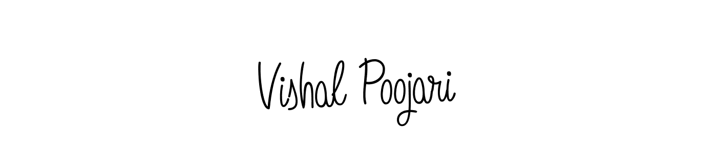 Make a short Vishal Poojari signature style. Manage your documents anywhere anytime using Angelique-Rose-font-FFP. Create and add eSignatures, submit forms, share and send files easily. Vishal Poojari signature style 5 images and pictures png