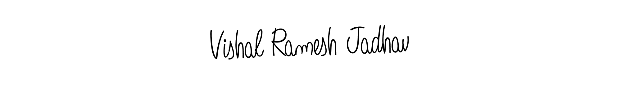 This is the best signature style for the Vishal Ramesh Jadhav name. Also you like these signature font (Angelique-Rose-font-FFP). Mix name signature. Vishal Ramesh Jadhav signature style 5 images and pictures png