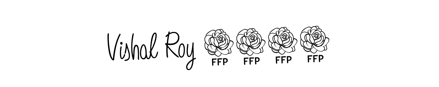 Angelique-Rose-font-FFP is a professional signature style that is perfect for those who want to add a touch of class to their signature. It is also a great choice for those who want to make their signature more unique. Get Vishal Roy 9877 name to fancy signature for free. Vishal Roy 9877 signature style 5 images and pictures png