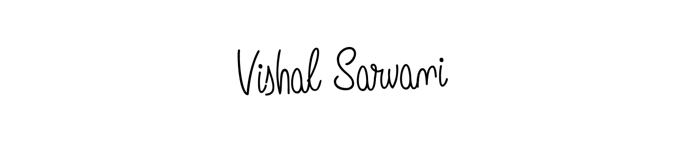 Make a beautiful signature design for name Vishal Sarvani. Use this online signature maker to create a handwritten signature for free. Vishal Sarvani signature style 5 images and pictures png