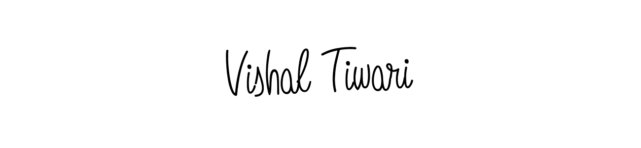 Also we have Vishal Tiwari name is the best signature style. Create professional handwritten signature collection using Angelique-Rose-font-FFP autograph style. Vishal Tiwari signature style 5 images and pictures png