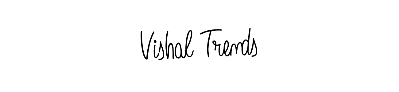 How to make Vishal Trends signature? Angelique-Rose-font-FFP is a professional autograph style. Create handwritten signature for Vishal Trends name. Vishal Trends signature style 5 images and pictures png