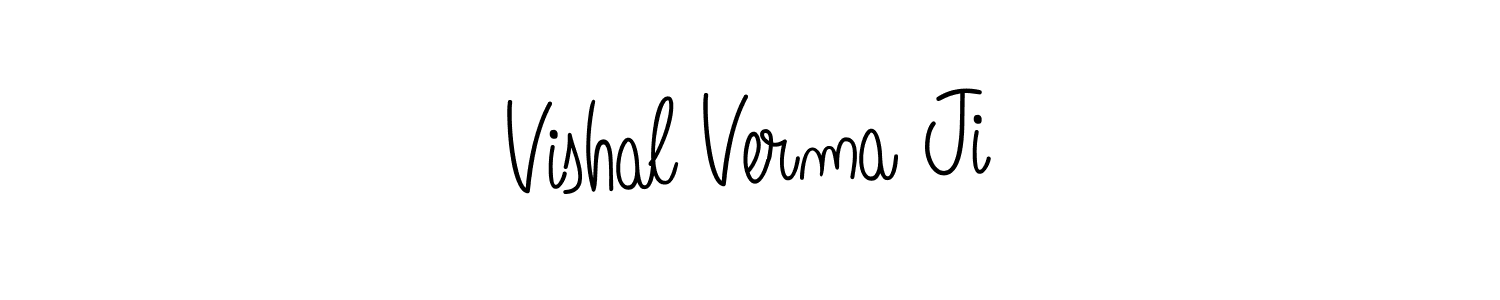 How to Draw Vishal Verma Ji signature style? Angelique-Rose-font-FFP is a latest design signature styles for name Vishal Verma Ji. Vishal Verma Ji signature style 5 images and pictures png