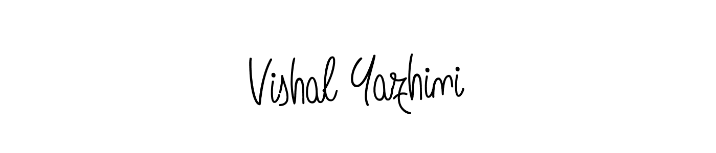 if you are searching for the best signature style for your name Vishal Yazhini. so please give up your signature search. here we have designed multiple signature styles  using Angelique-Rose-font-FFP. Vishal Yazhini signature style 5 images and pictures png