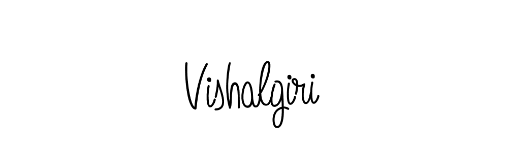 Vishalgiri stylish signature style. Best Handwritten Sign (Angelique-Rose-font-FFP) for my name. Handwritten Signature Collection Ideas for my name Vishalgiri. Vishalgiri signature style 5 images and pictures png