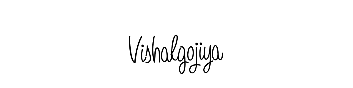 Make a short Vishalgojiya signature style. Manage your documents anywhere anytime using Angelique-Rose-font-FFP. Create and add eSignatures, submit forms, share and send files easily. Vishalgojiya signature style 5 images and pictures png