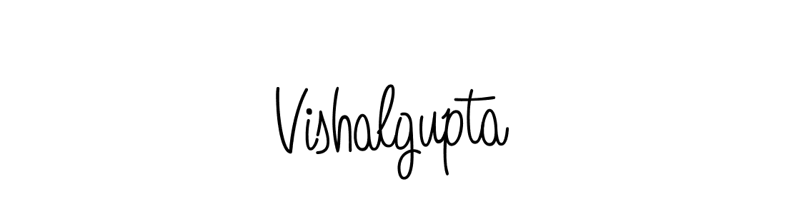 Create a beautiful signature design for name Vishalgupta. With this signature (Angelique-Rose-font-FFP) fonts, you can make a handwritten signature for free. Vishalgupta signature style 5 images and pictures png