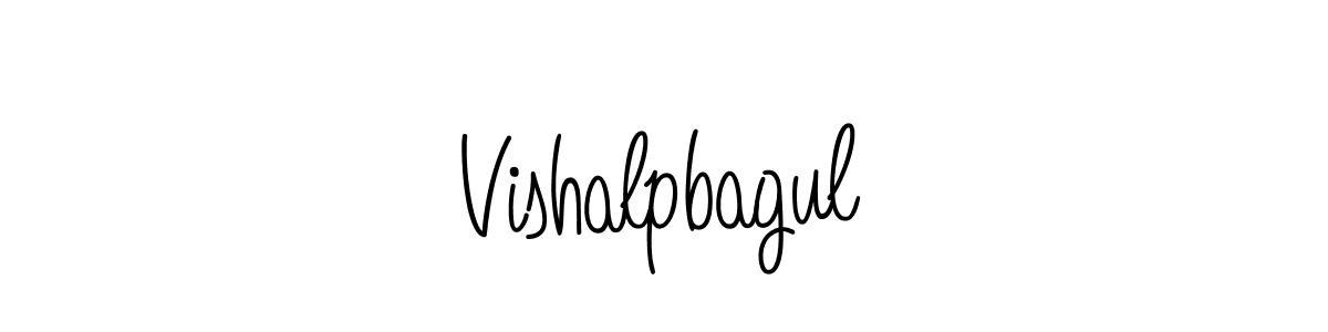 Use a signature maker to create a handwritten signature online. With this signature software, you can design (Angelique-Rose-font-FFP) your own signature for name Vishalpbagul. Vishalpbagul signature style 5 images and pictures png