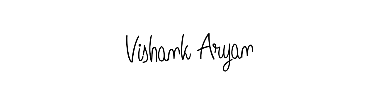 How to make Vishank Aryan signature? Angelique-Rose-font-FFP is a professional autograph style. Create handwritten signature for Vishank Aryan name. Vishank Aryan signature style 5 images and pictures png