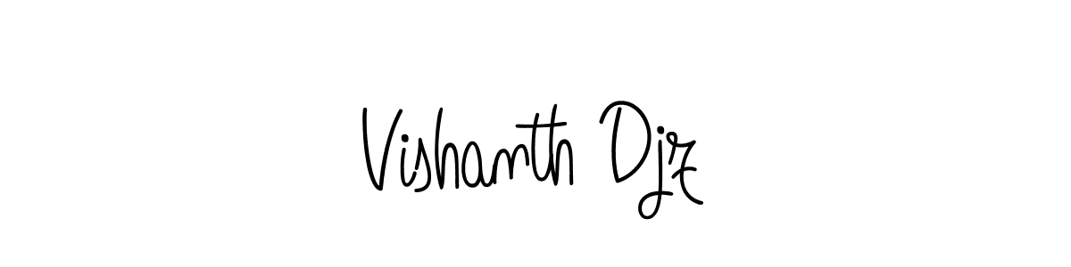 if you are searching for the best signature style for your name Vishanth Djz. so please give up your signature search. here we have designed multiple signature styles  using Angelique-Rose-font-FFP. Vishanth Djz signature style 5 images and pictures png
