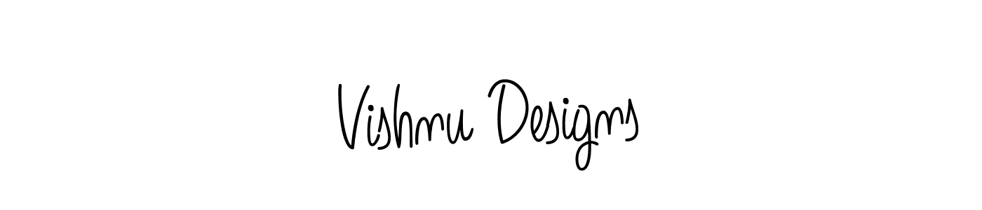 Similarly Angelique-Rose-font-FFP is the best handwritten signature design. Signature creator online .You can use it as an online autograph creator for name Vishnu Designs. Vishnu Designs signature style 5 images and pictures png
