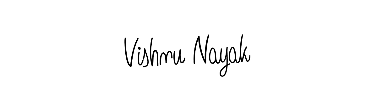 Best and Professional Signature Style for Vishnu Nayak. Angelique-Rose-font-FFP Best Signature Style Collection. Vishnu Nayak signature style 5 images and pictures png