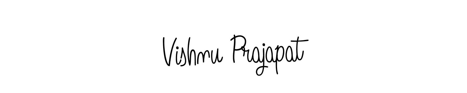 How to make Vishnu Prajapat signature? Angelique-Rose-font-FFP is a professional autograph style. Create handwritten signature for Vishnu Prajapat name. Vishnu Prajapat signature style 5 images and pictures png