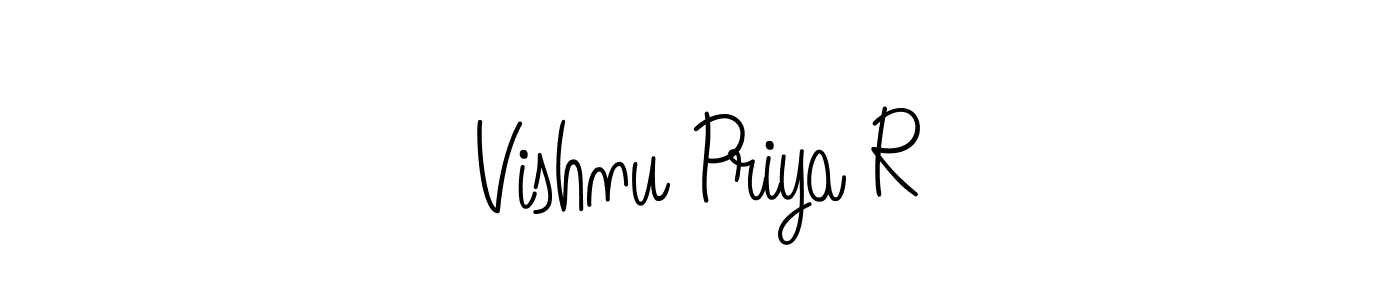 Make a beautiful signature design for name Vishnu Priya R. Use this online signature maker to create a handwritten signature for free. Vishnu Priya R signature style 5 images and pictures png