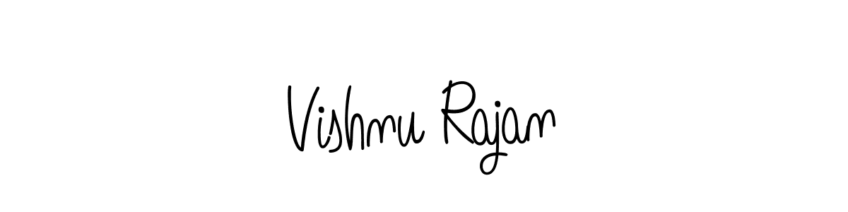 Create a beautiful signature design for name Vishnu Rajan. With this signature (Angelique-Rose-font-FFP) fonts, you can make a handwritten signature for free. Vishnu Rajan signature style 5 images and pictures png