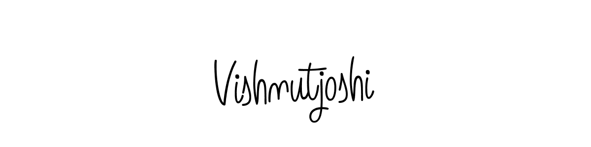 Angelique-Rose-font-FFP is a professional signature style that is perfect for those who want to add a touch of class to their signature. It is also a great choice for those who want to make their signature more unique. Get Vishnutjoshi name to fancy signature for free. Vishnutjoshi signature style 5 images and pictures png